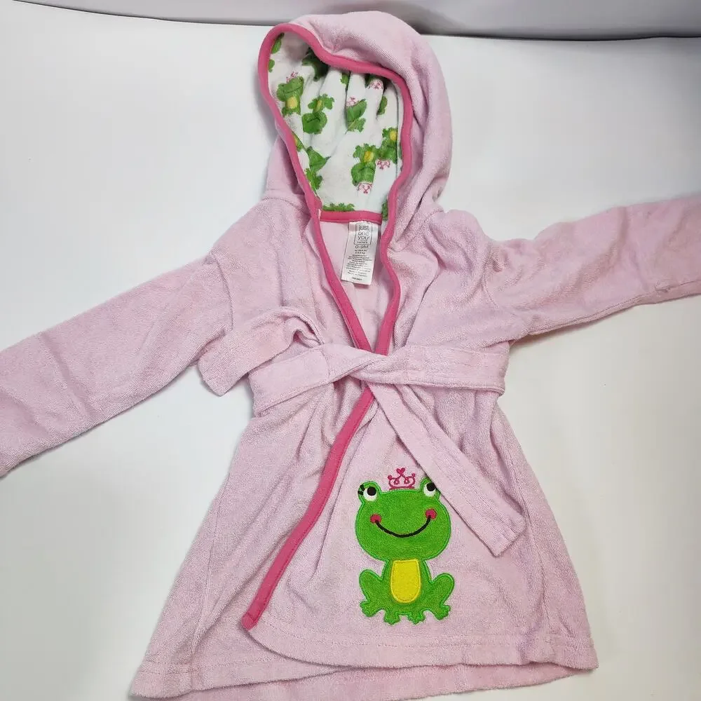 Baby Hooded Bath Robe Bundle 0–9M Duck & Frog Luvable Friends Carter’s